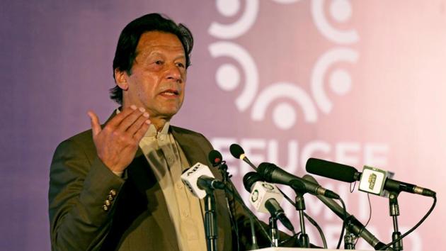 Pakistan Prime Minister Imran Khan speaks at an event in Islamabad, Pakistan. (REUTERS/ File) Pakistan Prime Minister Imran Khan speaks at an event in Islamabad, Pakistan. (REUTERS/ File)
