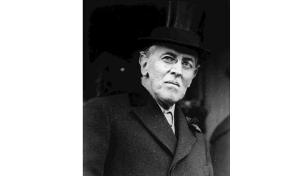 This 1924 file photo shows Woodrow Wilson. Wilson was at talks in Paris on ending World War I when he fell ill in April 1919. (AP File Photo) This 1924 file photo shows Woodrow Wilson. Wilson was at talks in Paris on ending World War I when he fell ill in April 1919. (AP File Photo)
