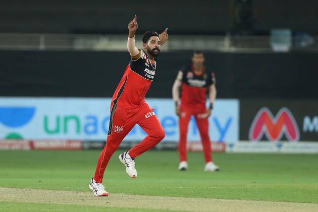 Mohammed Siraj celebrates. (IPL/Twitter)