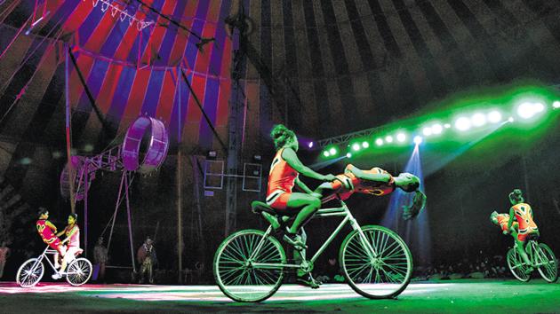 The online circus fund-raising show was christened as ‘’Life Is A Circus’’ and it was organised in association with LaQshya Live Experiences and Production Crew Entertainment. (Sanket Wankhade/HT FILE PHOTO) The online circus fund-raising show was christened as ‘’Life Is A Circus’’ and it was organised in association with LaQshya Live Experiences and Production Crew Entertainment. (Sanket Wankhade/HT FILE PHOTO)