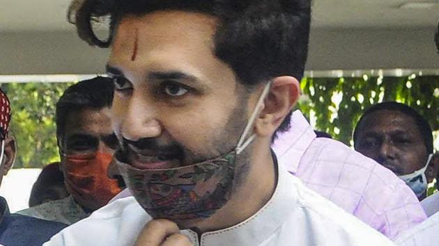 Chirag had meanwhile yesterday shared his “Bihar first Bihari first” a vision document of the LJP on Twitter. (PTI Photo) Chirag had meanwhile yesterday shared his “Bihar first Bihari first” a vision document of the LJP on Twitter. (PTI Photo)
