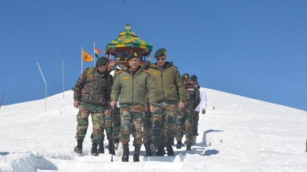 PLA commanders have complicated the drawdown by insisting that the Indian Army first disengage from the southern bank of Pangong Tso and the Rezang La-Rechin La ridgeline before the Chinese Army goes back from the Finger Four spur on the north bank of the salt water lake.(Facebook/Indianarmy.adgpi)