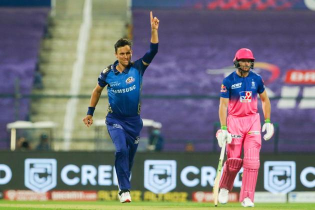 Trent Boult celebrates. (MI/Twitter)