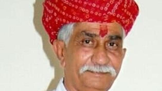 Rajasthan’s Congress MLA Kailash Trivedi died at a Gurugram hospital on Tuesday.(HT PHOTO) Rajasthan’s Congress MLA Kailash Trivedi died at a Gurugram hospital on Tuesday.(HT PHOTO)