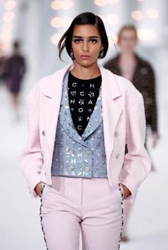 Chanel brings forth a mixture of modern and vintage fashion styles for the new Spring/Summer 2021 collection for Paris Fashion Week. (REUTERS)