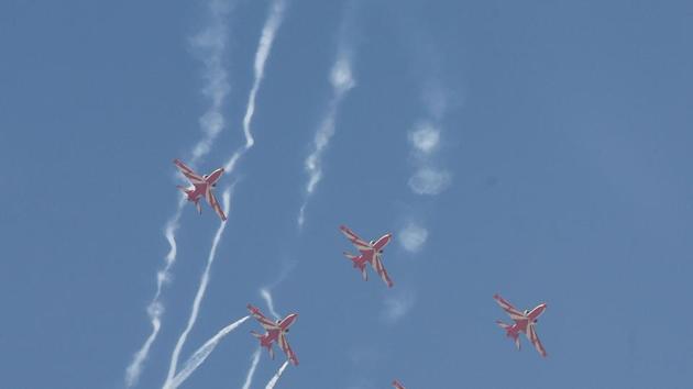 The Air Force Day is celebrated to mark the day the IAF was established in 1932.(PTI) The Air Force Day is celebrated to mark the day the IAF was established in 1932.(PTI)