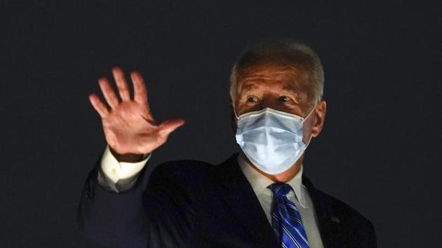 Biden’s advisers say they have been confident for months they can expand the electoral map while never wavering from their promise to have their candidate travel only when local health guidelines allowed for it. (AP Photo) Biden’s advisers say they have been confident for months they can expand the electoral map while never wavering from their promise to have their candidate travel only when local health guidelines allowed for it. (AP Photo)