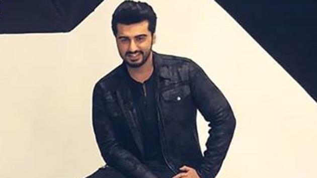 Arjun Kapoor on a set after lockdown. Arjun Kapoor on a set after lockdown.