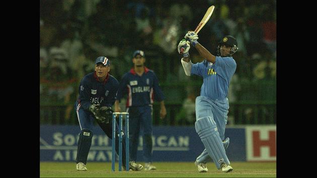 Sourav Ganguly plays a stroke during the ICC Champions Trophy match between England and India at R Premadasa Stadium in Colombo, Sri Lanka on September 22, 2002. The key lies in the cataloguing. Where did the clip come from, and therefore, can anyone claim ownership of it? “One needs to have a very good understanding of what can be taken down by YouTube. That is why I have survived for over six years,” Mainak Sinha told HT. (Tom Shaw / Getty Images)