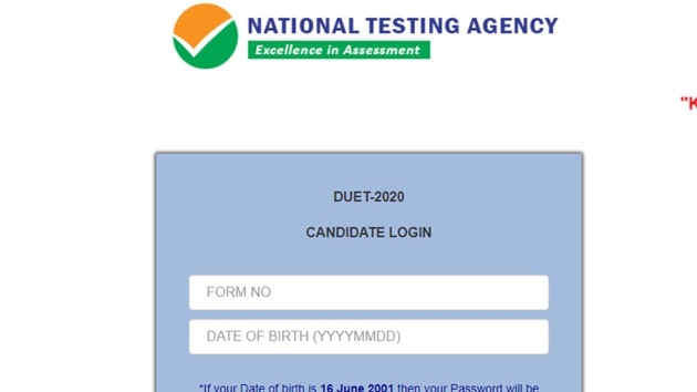 DUET answer key 2020.(Screengrab) DUET answer key 2020.(Screengrab)