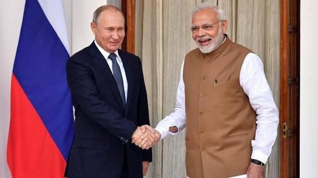 Prime Minister Narendra Modi and Russian President Vladimir Putin. (Reuters) Prime Minister Narendra Modi and Russian President Vladimir Putin. (Reuters)