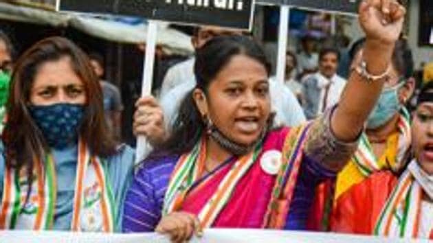 Top police officials of Barmer district visited the rape survivor at the hospital. (PTI Photo) Top police officials of Barmer district visited the rape survivor at the hospital. (PTI Photo)