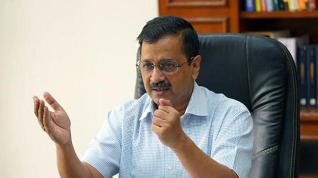 In October last year, Kejriwal spoke about Delhi’s fight against air pollution at the C40 Cities Climate Summit in Copenhagen.(File photo)