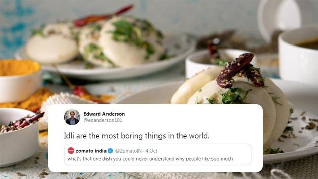 Edward Anderson was replying to a tweet by Zomato. (Twitter/@edanderson101) Edward Anderson was replying to a tweet by Zomato. (Twitter/@edanderson101)