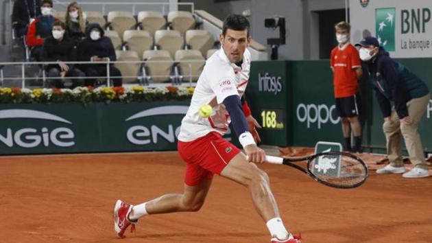 Novak Djokovic in action.(Reuters) Novak Djokovic in action.(Reuters)