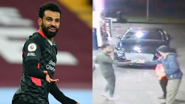 Mo Salah offering money to David Craig. (Getty/Screengrab) Mo Salah offering money to David Craig. (Getty/Screengrab)