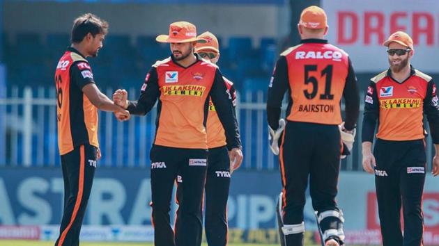 IPL 2020: Here is Sunrisers Hyderabad Predicted XI against Kings XI Punjab for their Indian Premier league match in Dubai.(PTI)
