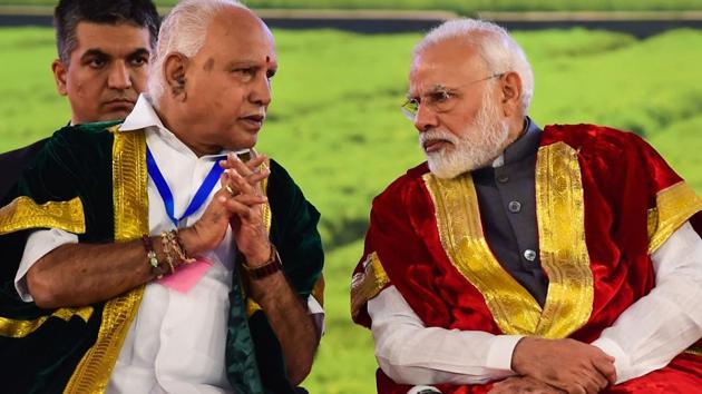 Karnataka chief minister B S Yediyurappa has directed authorities to take immediate steps to bring down the infection rate in the state.(PTI Photo)