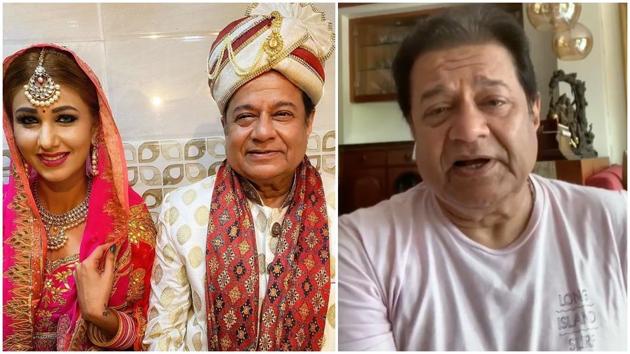 Anup Jalota with Jasleen Matharu in the viral picture.