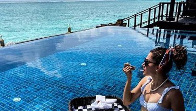 Taapsee Pannu is currently in Maldives, enjoying the sun and the sea.