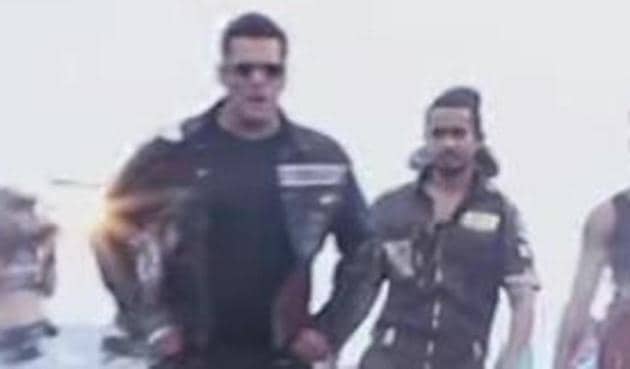 Salman Khan practises dance moves on sets of Radhe Your Most Wanted Bhai as the shoot resumes after almost half a year.