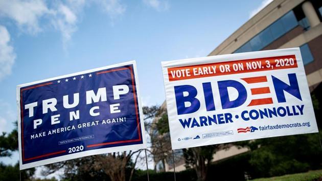 Biden leads Trump in national opinion polls, although surveys in crucial battleground states indicate a tighter race. (Reuters file photo) Biden leads Trump in national opinion polls, although surveys in crucial battleground states indicate a tighter race. (Reuters file photo)