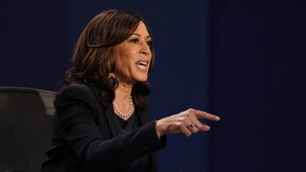 Harris did seem to have tried to be likable. She did not call Pence a clown when he interrupted her or asked him to shut up as Joe Biden had done to Trump in their debate. “I am speaking”, she had said to the vice-president politely a few times, but did not really press it(AP)