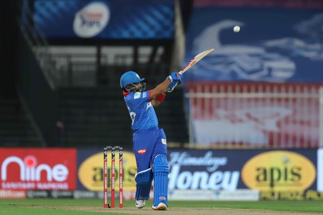 UAE, Oct 09 (ANI): Prithvi Shaw of Delhi Capitals plays a shot during match 23 of season 13 of the Indian Premier League (IPL ) between the Rajasthan Royals and the Delhi Capitals held at the Sharjah Cricket Stadium, Sharjah on Friday. (BCCI/IPL/ANI Photo) (ANI)