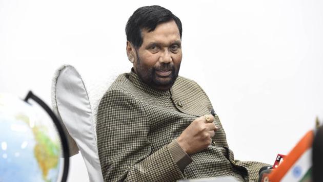 Union Minister and founder of Lok Janshakti Party (LJP) leader Ram Vilas Paswan passed away on October 8, 2020 following illness. He was 74.(Arvind Yadav/HT photo)