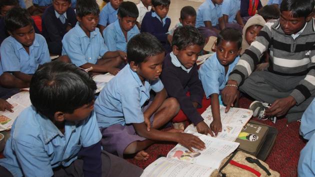 The report, however, shows that most government schools in MP have toilet facilities.(HT Photo/Representative use) The report, however, shows that most government schools in MP have toilet facilities.(HT Photo/Representative use)