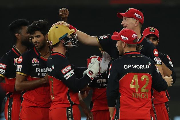 RCB players celebrate. (IPL/Twitter)