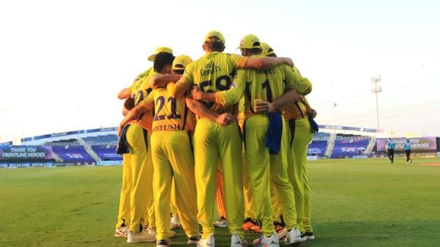 CSK team in hurdle. (IPL/Twitter) CSK team in hurdle. (IPL/Twitter)