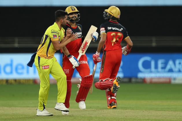 Deepak Chahar gets a wicket. (IPL/Twitter)