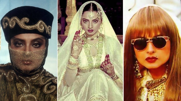 Happy Birthday Rekha Umrao Jaan To Madam Maya Throwback To Rekha S Most Fashionable Onscreen Avatars Hindustan Times Find out rekha upcoming movies. happy birthday rekha umrao jaan to