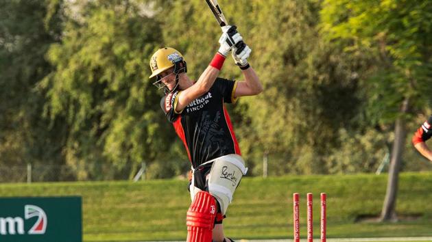Chris Morris in practice. (RCB/Twitter) Chris Morris in practice. (RCB/Twitter)