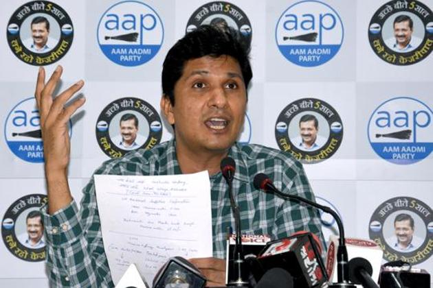 AAP spokesperson Saurabh Bhardwaj . (ANI) AAP spokesperson Saurabh Bhardwaj . (ANI)