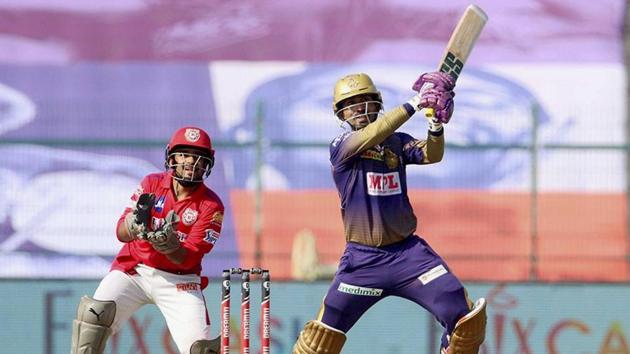 IPL 2020: Dinesh Karthik captain of Kolkata Knight Riders plays a shot during IPL 2020 cricket match against Kings XI Punjab, at Sheikh Zayed Stadium in Abu Dhabi, United Arab Emirates, Saturday, Oct. 10, 2020 (PTI) IPL 2020: Dinesh Karthik captain of Kolkata Knight Riders plays a shot during IPL 2020 cricket match against Kings XI Punjab, at Sheikh Zayed Stadium in Abu Dhabi, United Arab Emirates, Saturday, Oct. 10, 2020 (PTI)