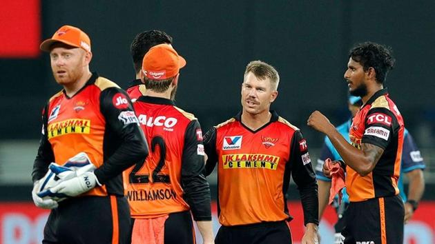 IPL 2020: Here is Sunrisers Hyderabad Predicted XI for their Indian Premier League match against Rajasthan Royals in Abu Dhabi.(PTI) IPL 2020: Here is Sunrisers Hyderabad Predicted XI for their Indian Premier League match against Rajasthan Royals in Abu Dhabi.(PTI)