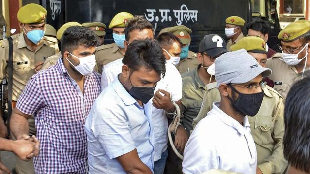 A journalist from Kerala was accused of sedition and various offences under the Unlawful Activities (Prevention) Act, 1967, (UAPA) and arrested on the way to Hathras on October 7(PTI) A journalist from Kerala was accused of sedition and various offences under the Unlawful Activities (Prevention) Act, 1967, (UAPA) and arrested on the way to Hathras on October 7(PTI)