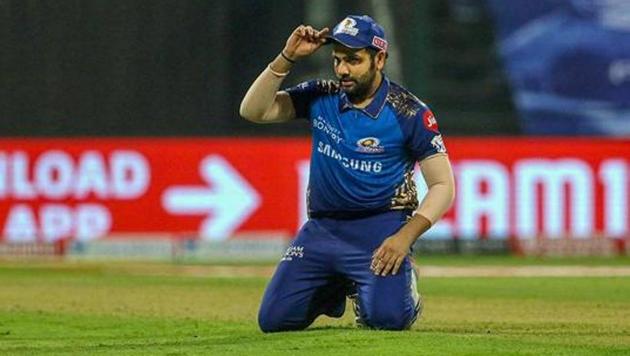 Mumbai Indians Skipper Rohit Sharma during the first cricket match of IPL 2020 against Chennai Super Kings. (PTI) Mumbai Indians Skipper Rohit Sharma during the first cricket match of IPL 2020 against Chennai Super Kings. (PTI)