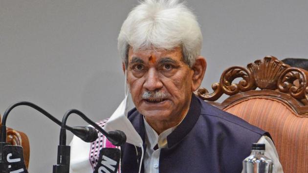 Jammu and Kashmir Lt Governor Manoj Sinha. (File photo) Jammu and Kashmir Lt Governor Manoj Sinha. (File photo)