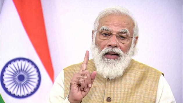 “Today is a day to rededicate ourselves towards fulfilling their vision for our nation,” Prime Minister Narendra Modi said on Jayaprakash Narayan and Nanaji Deshmukh’s birth anniversary.(PTI photo)