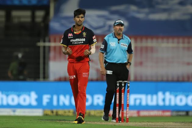 Washington Sundar celebrates. (IPL/Twitter)