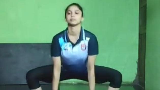 Among girls, national level gymnast Shraddha Talekar from Raigad clinched the top position. (HT PHOTO) Among girls, national level gymnast Shraddha Talekar from Raigad clinched the top position. (HT PHOTO)