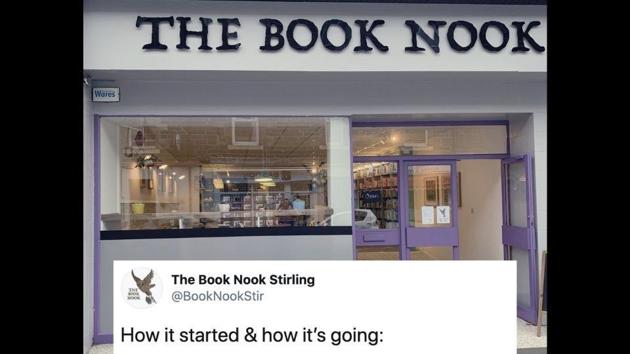 The post has shared as part of the ‘how it started & how it’s going’ trend. (Twitter/@BookNookStir) The post has shared as part of the ‘how it started & how it’s going’ trend. (Twitter/@BookNookStir)