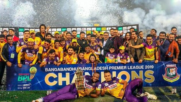 BPL 2019 champions Rajshahi Royals. (Twitter/BPLT20) BPL 2019 champions Rajshahi Royals. (Twitter/BPLT20)