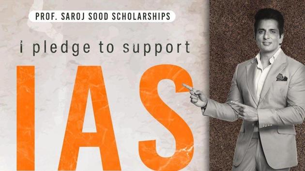Sonu Sood launches scholarship for IAS aspirants.
