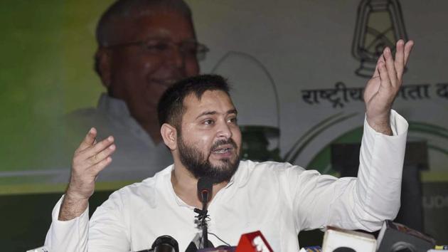 Tejashwi, a sitting lawmaker from Raghopur seat, will file his nomination papers on Wednesday. (PTI file) Tejashwi, a sitting lawmaker from Raghopur seat, will file his nomination papers on Wednesday. (PTI file)