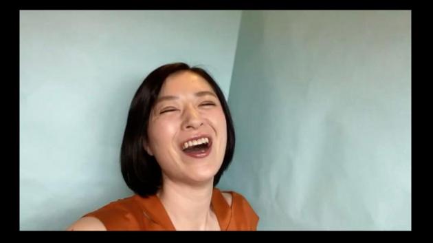 This undated photo provided by the @One Cut of the Dead Mission: Remote shows Harumi Shuhama, an actress performing in a scene from “One Cut of the Dead Mission: Remote,” a YouTube spinoff of his 2017 award-winning film. Shinichiro Ueda, a Japanese director who shot to stardom with a zombie movie featuring a delightfully long single shot has for his latest project, turned to a video tool that’s become an everyday part of this pandemic era: the Zoom call. (AP) This undated photo provided by the @One Cut of the Dead Mission: Remote shows Harumi Shuhama, an actress performing in a scene from “One Cut of the Dead Mission: Remote,” a YouTube spinoff of his 2017 award-winning film. Shinichiro Ueda, a Japanese director who shot to stardom with a zombie movie featuring a delightfully long single shot has for his latest project, turned to a video tool that’s become an everyday part of this pandemic era: the Zoom call. (AP)
