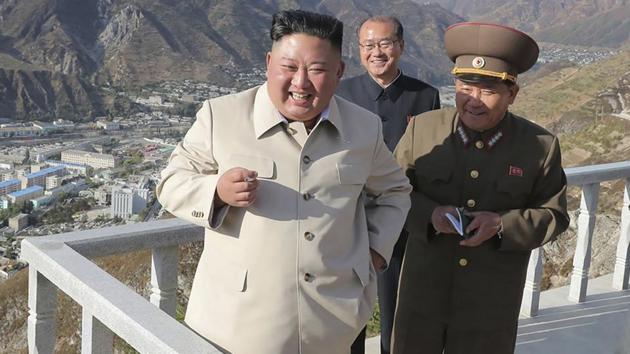 Visiting one of the worst-hit areas of North Korea, Kim expressed regret over the more than 50-year-old houses in which people have been living and urged the military to embark on a more ambitious construction plan, KCNA said.(AP file photo)